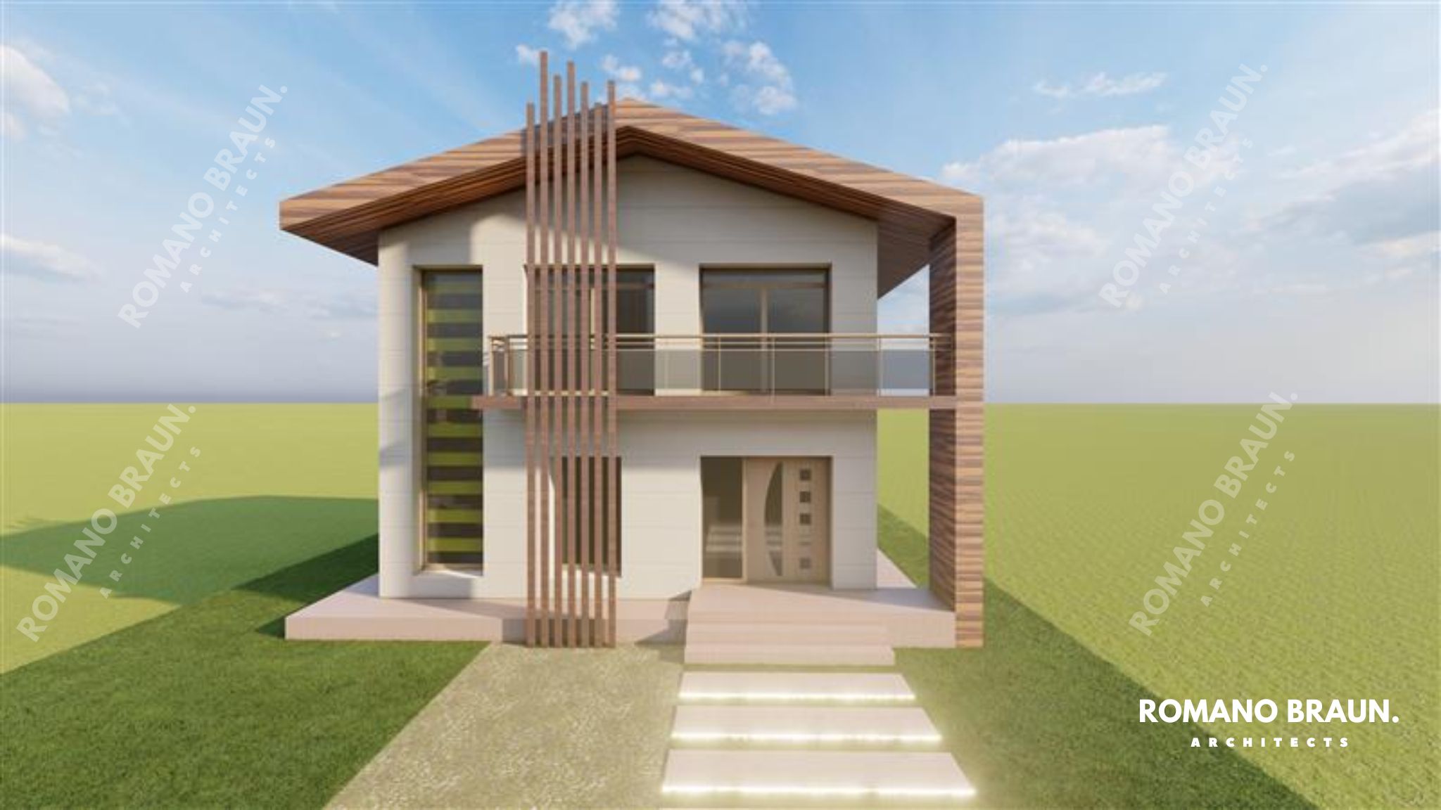 Affordable guyana double story house